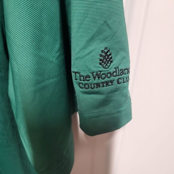 FJ Golf Performance Polo Shirts Mens Large Wynstone & Woodland Golf Country Club - Picture 10 of 14